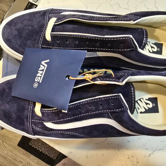 VANS Premium Old Skool 36 Baritone Blue - VN000CNGCIE PIG SUEDE MENS SIZE 13 NEW - Picture 7 of 11
